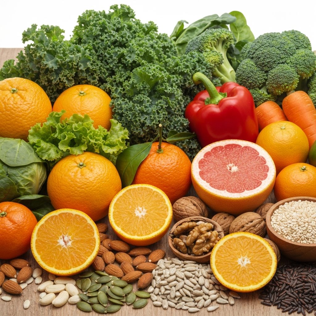 Vitamin and mineral-rich foods